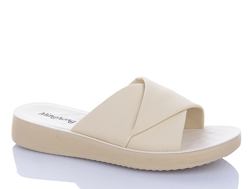 Шлепанцы Minghong 7719 масажка beige в магазине Фонтан Обуви