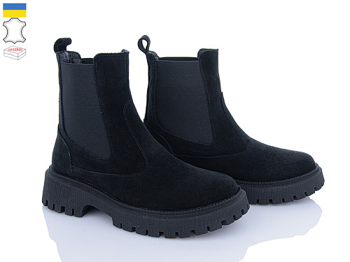 Ботинки Viscala 27906 чорний з в магазине Фонтан Обуви