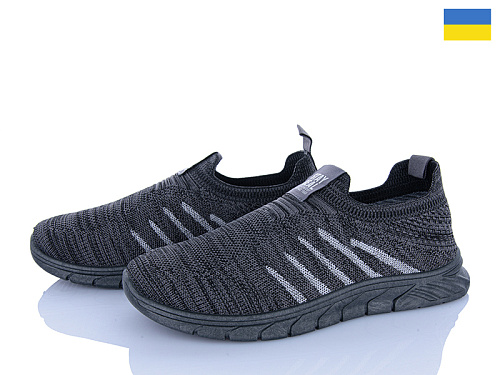 Кроссовки Vladimir Крок K231 чорний-сірий в магазине Фонтан Обуви