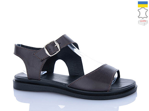 Босоножки Garti 008 коричневий шк. в магазине Фонтан Обуви