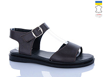 Босоножки Garti 005 коричневий шк. в магазине Фонтан Обуви