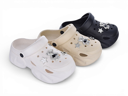 Кроксы Jh-Ян T679 mix в магазине Фонтан Обуви