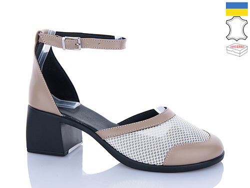Туфли Sali 1124 капучино чор-п. в магазине Фонтан Обуви