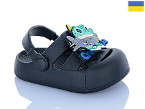 Кроксы Progress 336 чорний в магазине Фонтан Обуви