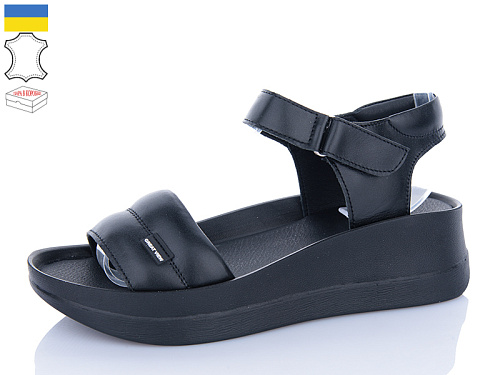 Босоножки Sali 1708-2 чорний к чор-п. в магазине Фонтан Обуви