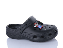 Кроксы Stt 26 чорний (25-30) в магазине Фонтан Обуви