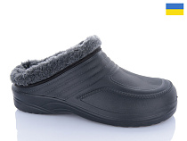 Галоши Успіх Сабо M3 чорний в магазине Фонтан Обуви