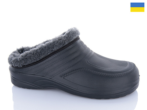 Галоши Успіх Сабо M3 чорний в магазине Фонтан Обуви