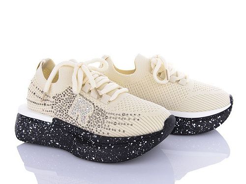 Кроссовки Violeta 197-180 beige в магазине Фонтан Обуви