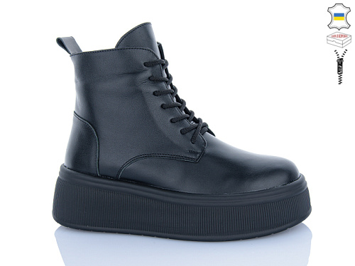 Ботинки Sali 92 чорний к чор-п.зима в магазине Фонтан Обуви