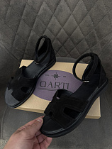 Босоножки 0192 чорний замш в магазине Фонтан Обуви