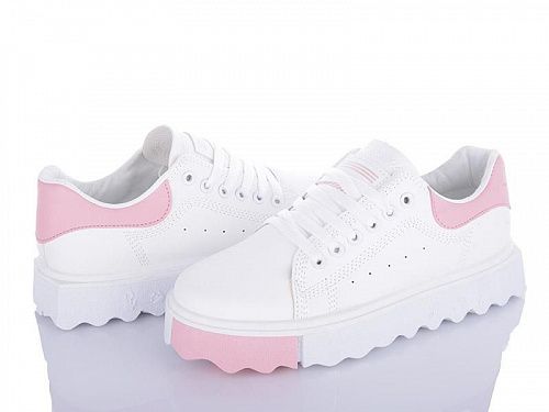 Кроссовки Violeta 169-19 white-pink в магазине Фонтан Обуви