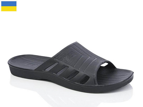 Шлепанцы Malibu 6-108 чорний в магазине Фонтан Обуви