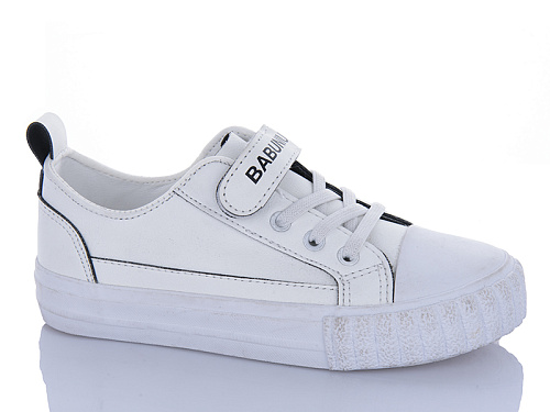 Кеды Comfort-Baby 350-1 біл-чорний (31-37) в магазине Фонтан Обуви