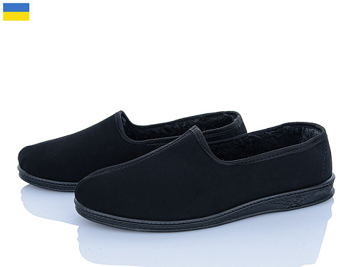 Слипоны Vladimir Луцьк 88 чорний в магазине Фонтан Обуви