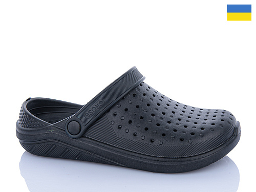 Кроксы Inblu 025 чорний в магазине Фонтан Обуви