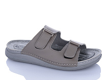 Шлепанцы Oskar 01-23 сірий в магазине Фонтан Обуви