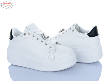 Кроссовки Lady Lily YBK101 white в магазине Фонтан Обуви