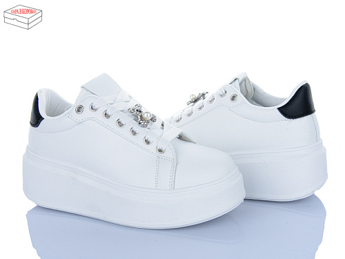 Кроссовки Lady Lily YBK101 white в магазине Фонтан Обуви