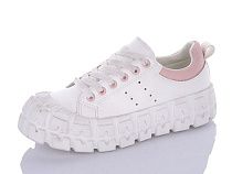 Кроссовки No Brand BK81 white-pink в магазине Фонтан Обуви