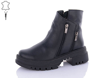 Ботинки Qq Shoes 206 black в магазине Фонтан Обуви