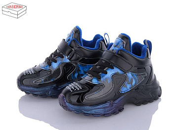 Кроссовки Viktoria 2032 black-blue в магазине Фонтан Обуви