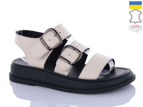 Босоножки Sali 914 бежевий в магазине Фонтан Обуви