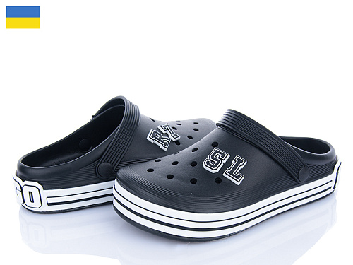 Кроксы Roks Dago 601 чорний в магазине Фонтан Обуви