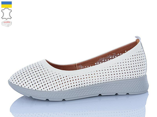 Туфли Sali 005-39 бежевий сір-п. в магазине Фонтан Обуви