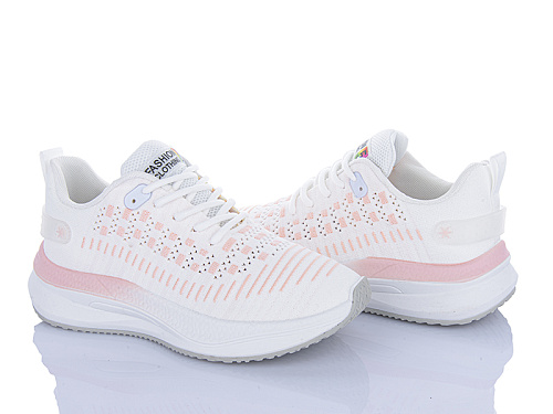 Кроссовки Violeta 182-52 white-pink в магазине Фонтан Обуви