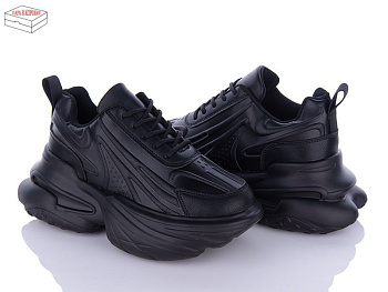 Кроссовки Ailaifa 8207 all black в магазине Фонтан Обуви