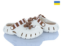 Кроксы Inblu 012 білий в магазине Фонтан Обуви