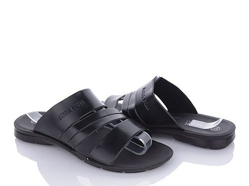 Шлепанцы Oskar ШF black в магазине Фонтан Обуви