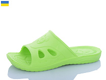 Шлепанцы Sanlin2 Мікі Маус зелений в магазине Фонтан Обуви