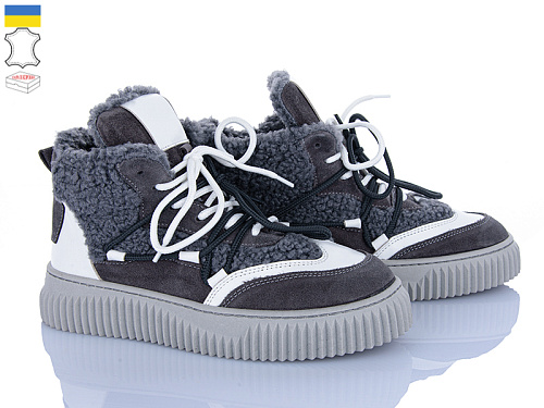 Ботинки Viscala 27402-1VL сірий в магазине Фонтан Обуви