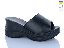 Шлепанцы Garti 525 чорний шк. в магазине Фонтан Обуви