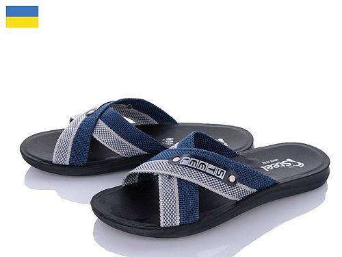 Шлепанцы Demur TRK 007 grey-blue new в магазине Фонтан Обуви