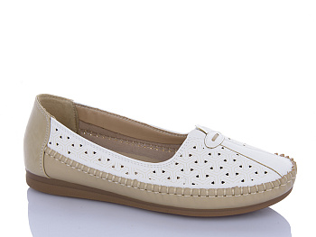 Туфли Leguzaza 912 white-beige в магазине Фонтан Обуви