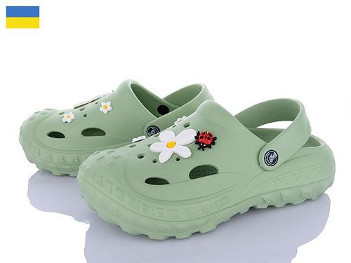 Кроксы Dago Крокси 054 оливковий в магазине Фонтан Обуви