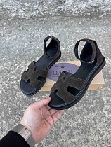 Босоножки 0192 корич замш в магазине Фонтан Обуви