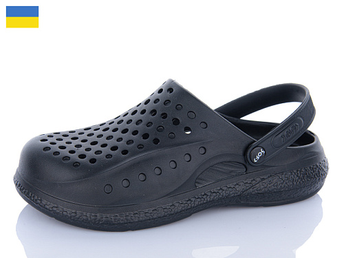 Кроксы Dago Крок M крокси M99 чорний в магазине Фонтан Обуви