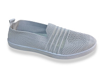 Слипоны Rai Shoes F07-019 св.сірий в магазине Фонтан Обуви