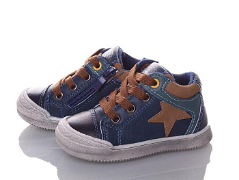 Кеды С.Луч E7801-2 navy-brown в магазине Фонтан Обуви