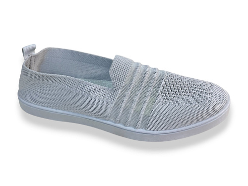 Слипоны Rai Shoes F07-019 св.сірий в магазине Фонтан Обуви