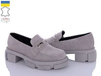 Туфли Мрія 2402 сірий замш в магазине Фонтан Обуви