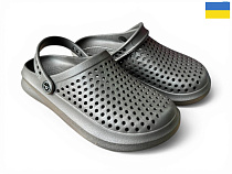 Кроксы Rai Shoes 204 графіт в магазине Фонтан Обуви