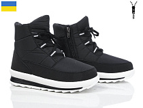 Дутики Demur G811 чорний-2025 в магазине Фонтан Обуви