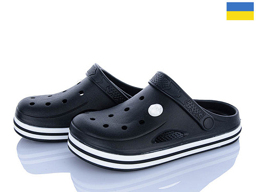 Кроксы Roks 416 чорний в магазине Фонтан Обуви