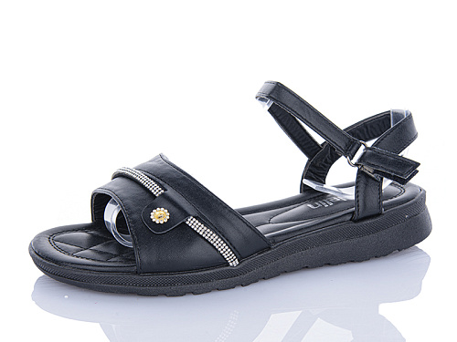 Босоножки Mainelin T31 black в магазине Фонтан Обуви