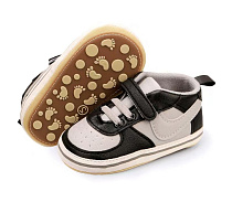 Пинетки Comfort-Baby 2588-2 чор-білий (11-13 в магазине Фонтан Обуви